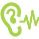 Consulta médica y estudios de audición